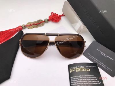 Low Price Replica Porsche Design P'8985 Sunglasses Brown Lens